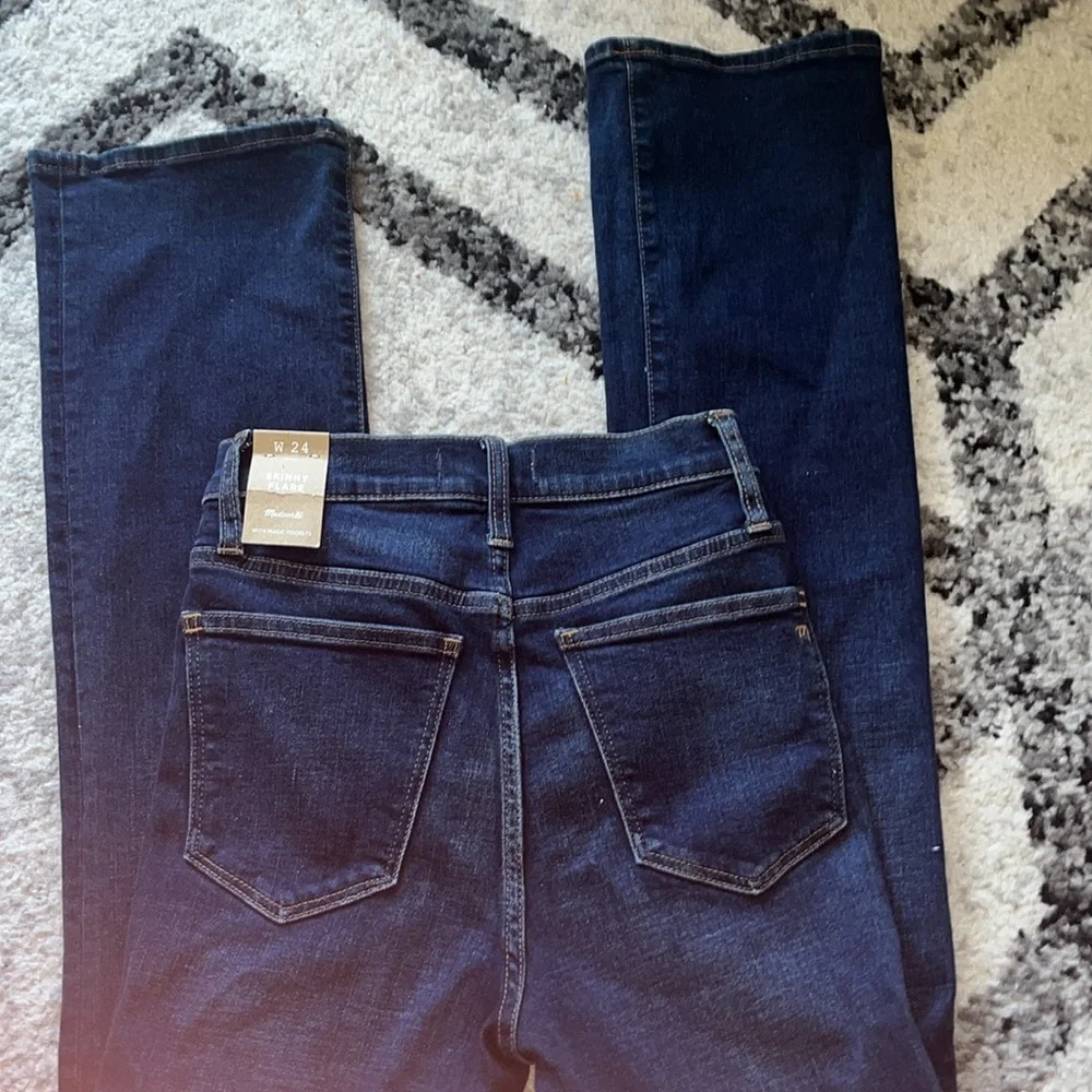Madewell skinny flare denim - Picture 2 of 4